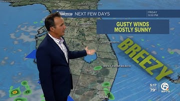 WPTV First Alert Weather Forecast for Morning of Friday, Oct. 17, 2025