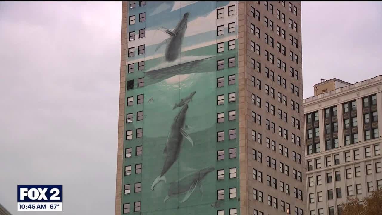 Whale mural artist frustrated over plans to cover his work again