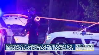 Durham City Council to vote Monday to bring back ShotSpotter