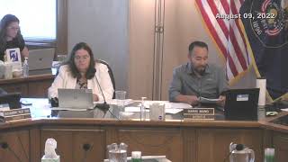 Salt Lake City Council Work Session - 08/09/2022