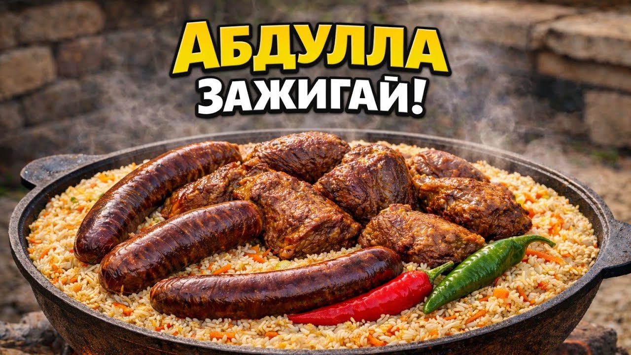 ПЛОВ ПО ТАШКЕНТСКИ И ТАНДЫР КАБОБ ОТ МАСТЕРОВ ИЗ ТАШКЕНТА В ШЫМКЕНТЕ😉 ...