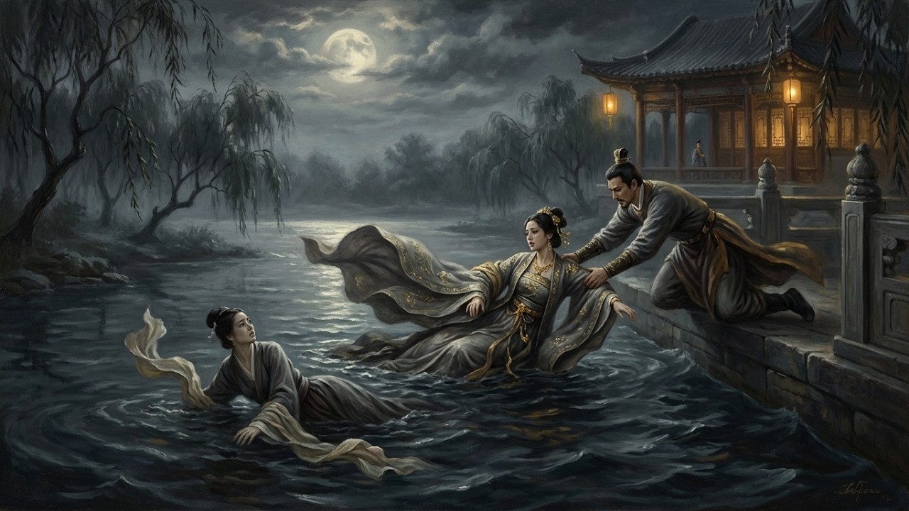 Cuando mi amante y yo caímos al agua al mismo tiempo, mi esposo la salvó por instinto...|AI Ficción