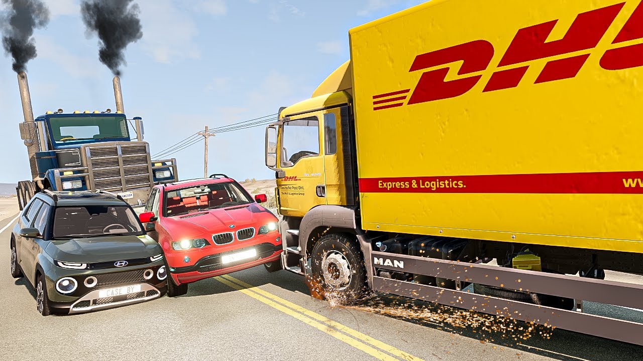 Car and Truck Crashes #7 | BeamNG Drive - YouTube