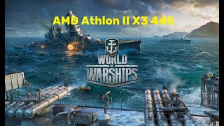 World of Warships. FPS Test AMD Athlon II X3 445 (NVIDIA GeForce GTX 1050)