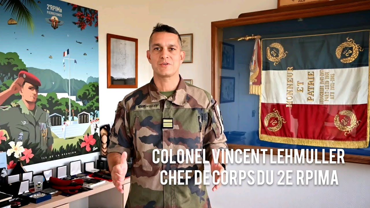 2025 en images, cap sur 2026 / Vœux du Chef de corps du 2e RPIMa, le colonel Vincent Lehmuller.