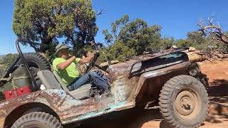 Grampa's Jeep on the Red Mountain West Trail