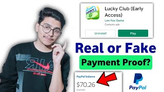 Lucky Club app Real Or Fake | Payment Proof ? screenshot 1