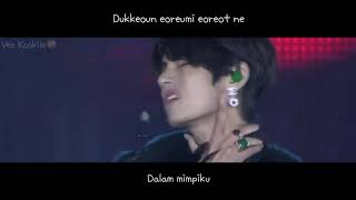 BTS V - 'Singularity' Live SYS the Final With Lyrics [Rom/Indo]