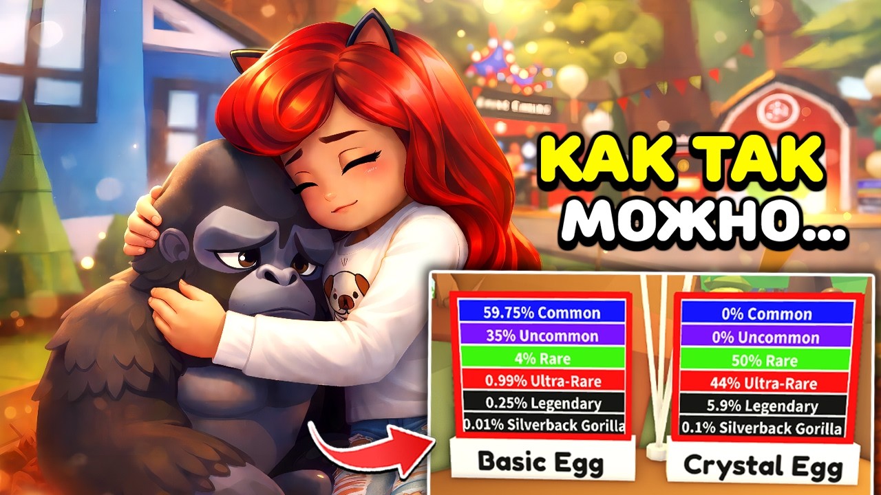 ВЫ ЧЁ?!😡 Как получить Легендарную Гориллу в Адопт Ми Роблокс?