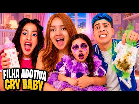 WE ADOPTED A CRY BABY DAUGHTER FOR 24 HOURS!! We tried to take care of her but it went wrong