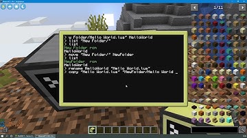 ComputerCraft Lua 1-2 » Fundamentals » How To Use a Computer Part 2 - File System