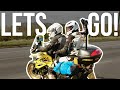 First Day of our Motorcycle Trip Around the World! 🇬🇧 [S1-E1]