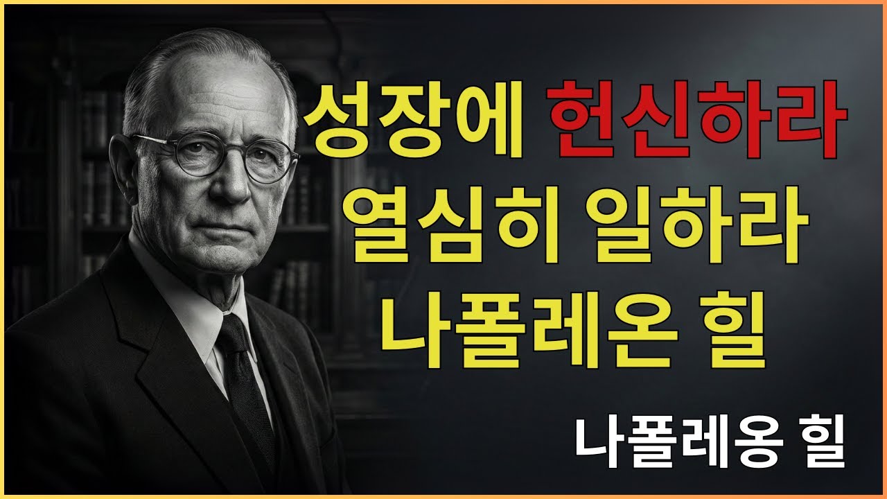 자기 자신을 지배하라, 성공을 지배하라 — 하드 워크의 힘 | 나폴레온 힐 동기부여