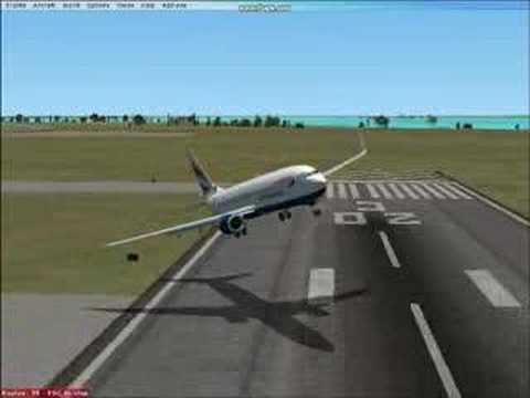 Boeing 737-800 40 KNOTS dangerous crosswind landing at WSSS and TNCM singapore changi airport princess juliana International Intl st martin