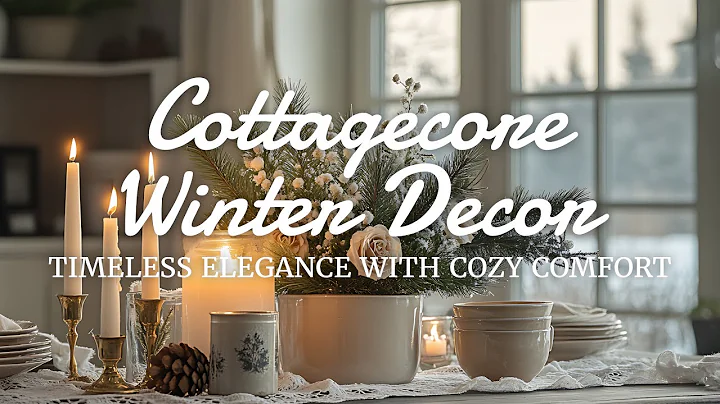 ❄️🏡 Cottagecore Meets Farmhouse Winter Decor: Warm Up Your Space