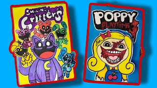 POPPY PLAYTIME CHAPTER 3 GAME BOOK!🐱🧼🎁+ Poppy Playtime 3 SMILLING CRITTERS Game Book🐶😱Horror Game