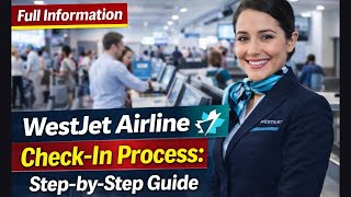 ✈️WestJet Airline Check-In Process | Step-by-Step Guide