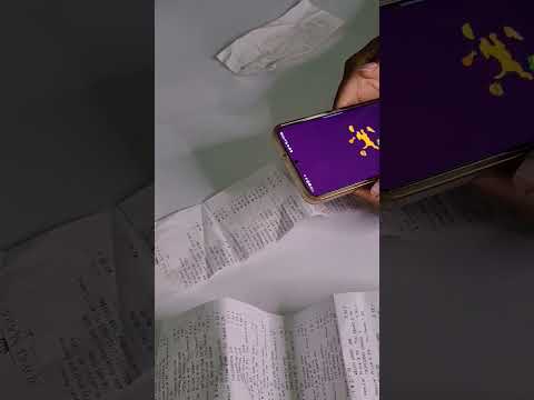 scanning receipts for