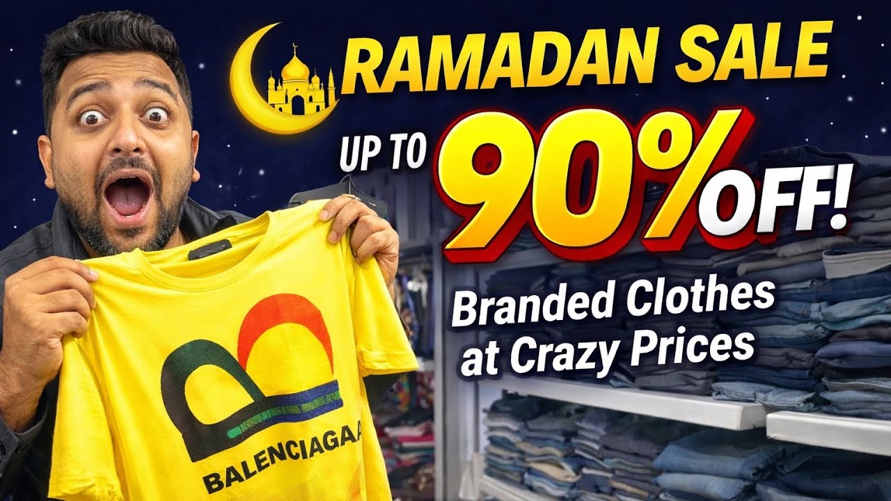 Hyderabad Ramadan Dhamaka Sale Branded Clothes Crazy Discount up to 90% OFF