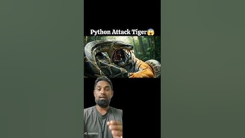 Giant Python Snake Swallows Huge Tiger | Unbelievable Video #snakeattak Viral Animal Attack #shorts