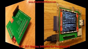 2.2" TFT Display 240x320 for RaspberryPi starx
