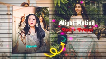 Chaleya || Ae Inspired Xml Preset || New Alight Motion Xml Preset by @TheEditz663 #theeditz #xml