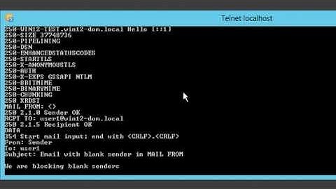 Exchange 2013 Anti-Spam Part 2 - Sender Filtering