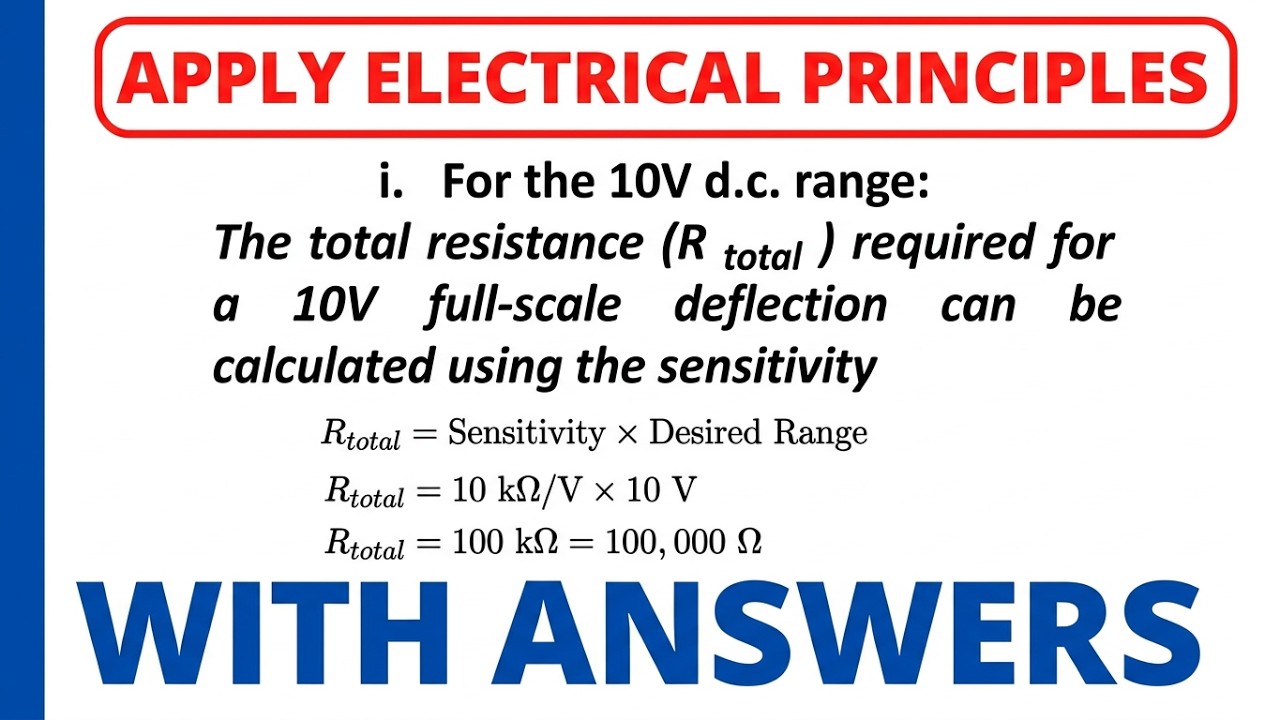 2 of 2 Level 6 Electrical Engineering Apply Electrical Principles July ...