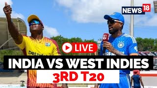 India VS West Indies 2023 T20 LIVE Scores | Ind VS WI 3rd t20 LIVE News | India VS West Indies Match