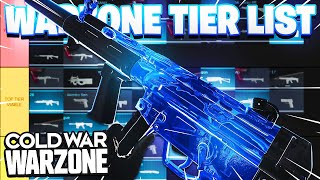 RANKING EVERY GUN in WARZONE! (TIER LIST) - Cold War Warzone
