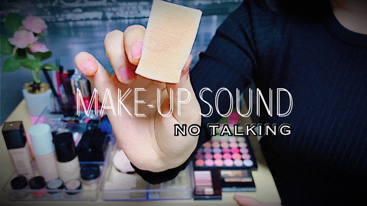 ASMR Doing Your Makeup (No Talking) - personal attention, face brushing ...