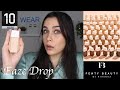 NEW EAZE DROP SKIN TINT: REVIEW AND 10 HOURS WEAR TEST | Fenty Beauty | Leonor Pinto