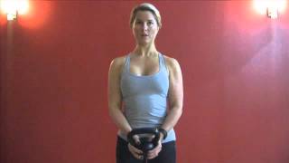 Bicep exercises with kettlebells
