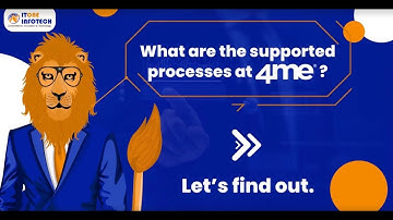 What Are The Supported Processes At 4me For Enterprise Service Management?