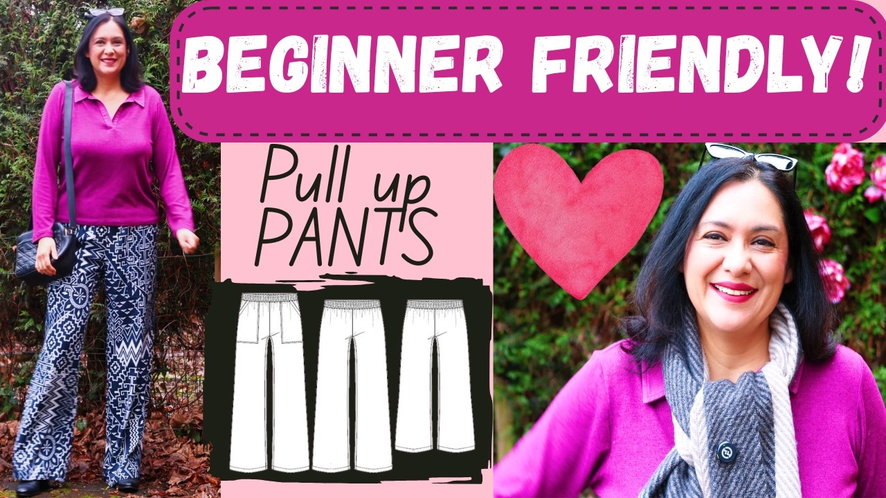 Beginner-Friendly! Quick sew  PANTS with PARIS Fabric. Coco (Pattern Emporium)