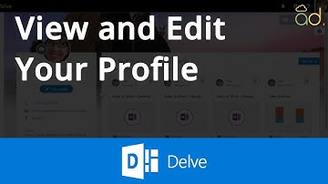 Office 365 - Delve - Step 5 - View and Edit Your Profile