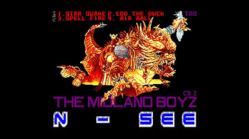 Atari ST Compacted Disk (CD) Scrollers [246] The Midland Boyz CD #002 Version 2