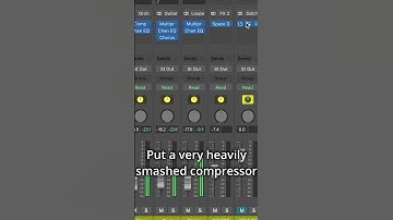 MIXING HACKS - PARALLEL COMPRESSION! #mixing #logic #wallofsound