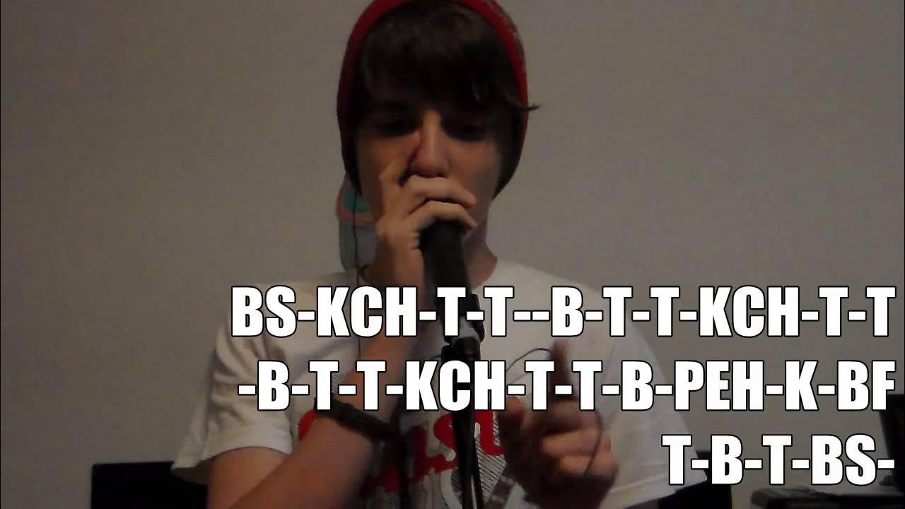 Битбокс бит для новичков. Уроки битбокса. Как научиться битбоксить. Звуки битбокса. Как научиться пикпоксить.