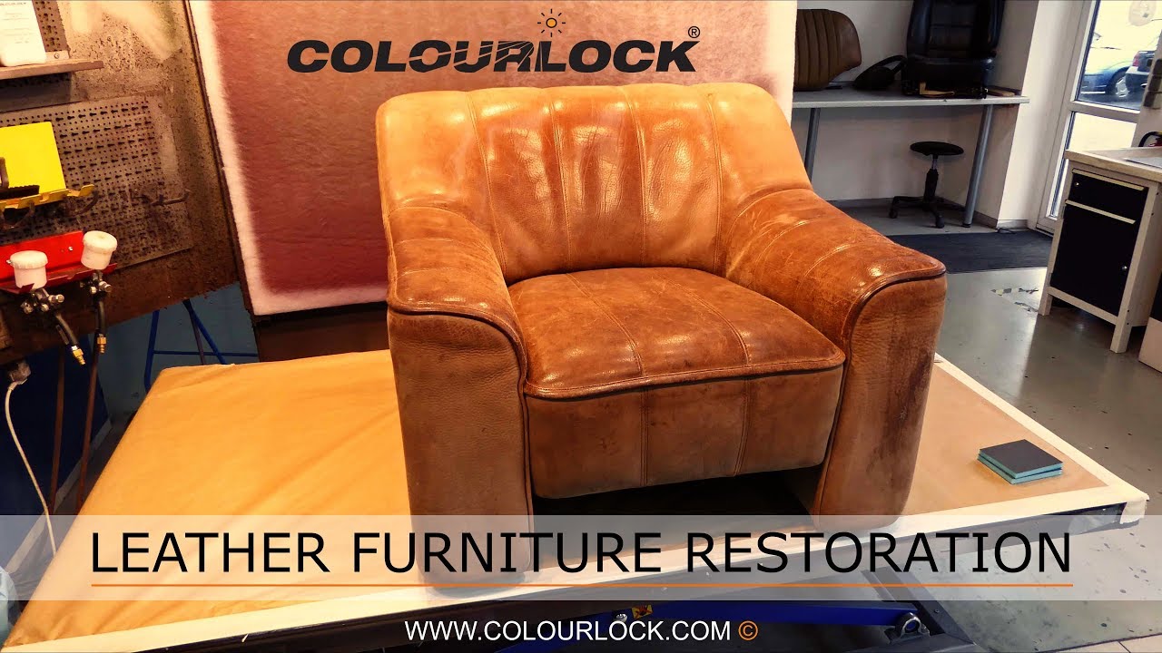 Leather Furniture Restoration Retaining The Patina Youtube