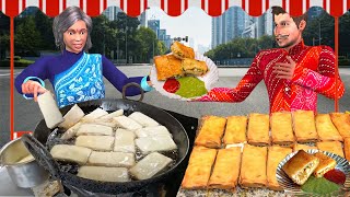 Grandma Paneer Pockets Recipe Paneer Snacks Street Food Hindi Kahani Moral Stories New Comedy Video