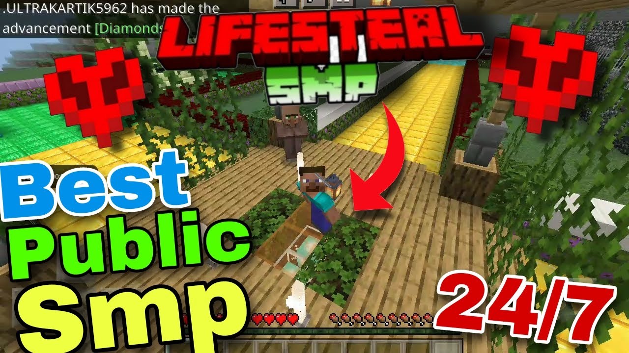 New Lifesteal Smp 247 Online Like Lapata Smp Pejava Can Join How