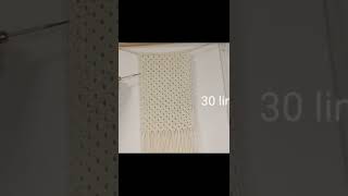 DIY Macrame Shoulder Bag (detailed video is ready)