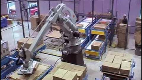 Motoman Robot Box Palletizing