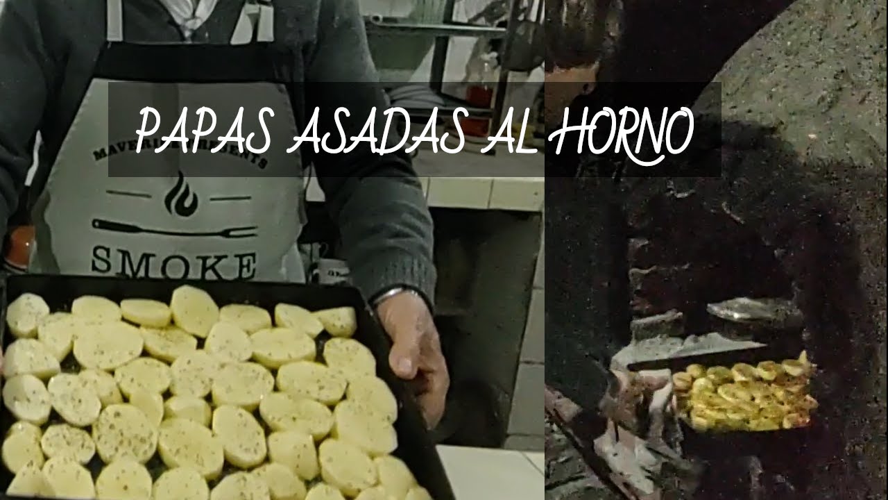 Las mejores papas asadas al horno de barro