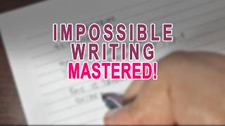 The Relaxing Backwards Handwriting Challenge ✍️ | ASMR