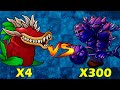 PVZ 1 Fusion Challenge!! 3 Plants Fusion VS 300 All Zombie Part 2- Who Will Win? #3
