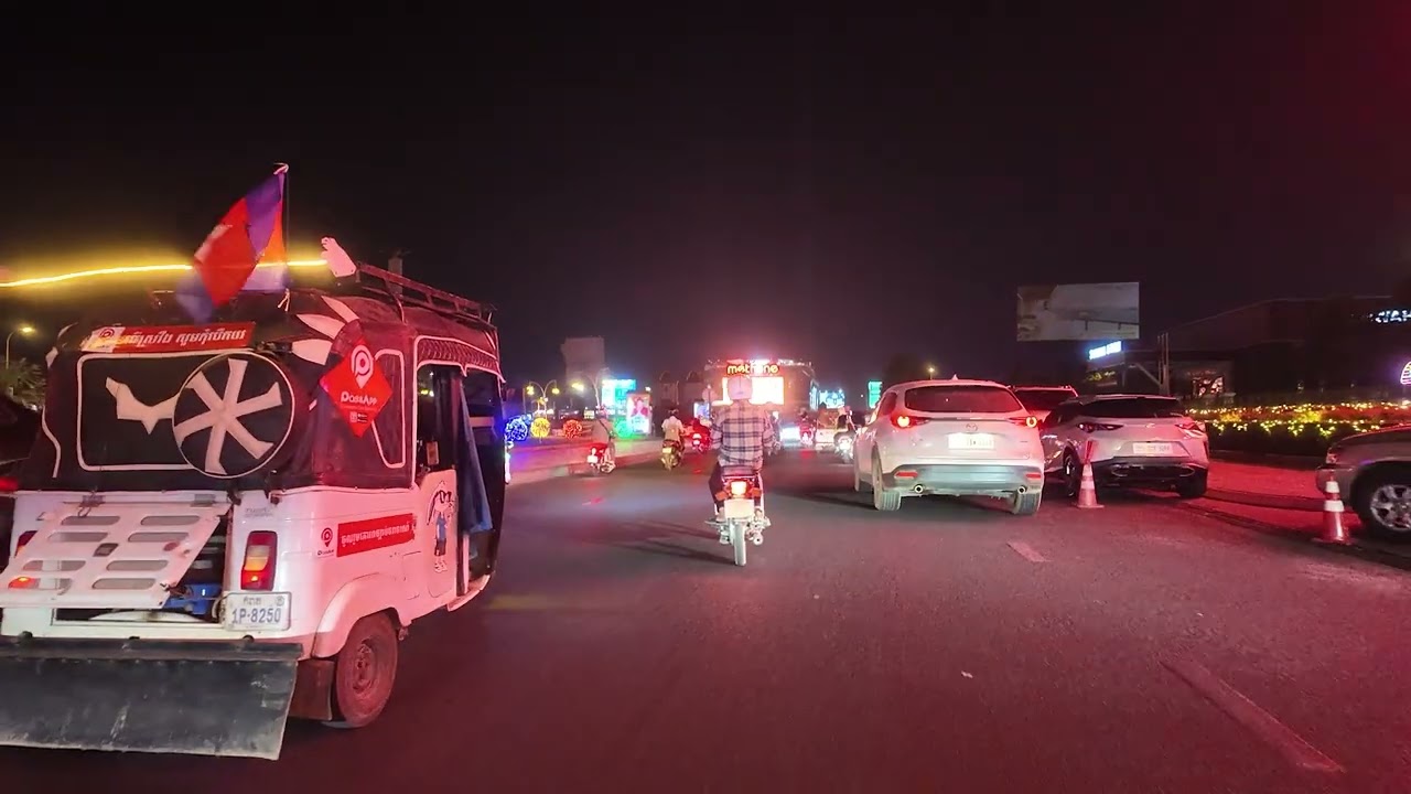 Awesome Phnom Penh Night View Driving Tour #18
