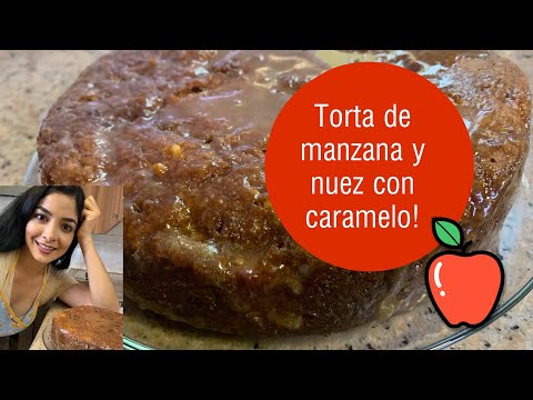 Video: Cómo Hacer Tarta De Manzana Con Caramelo Y Nueces