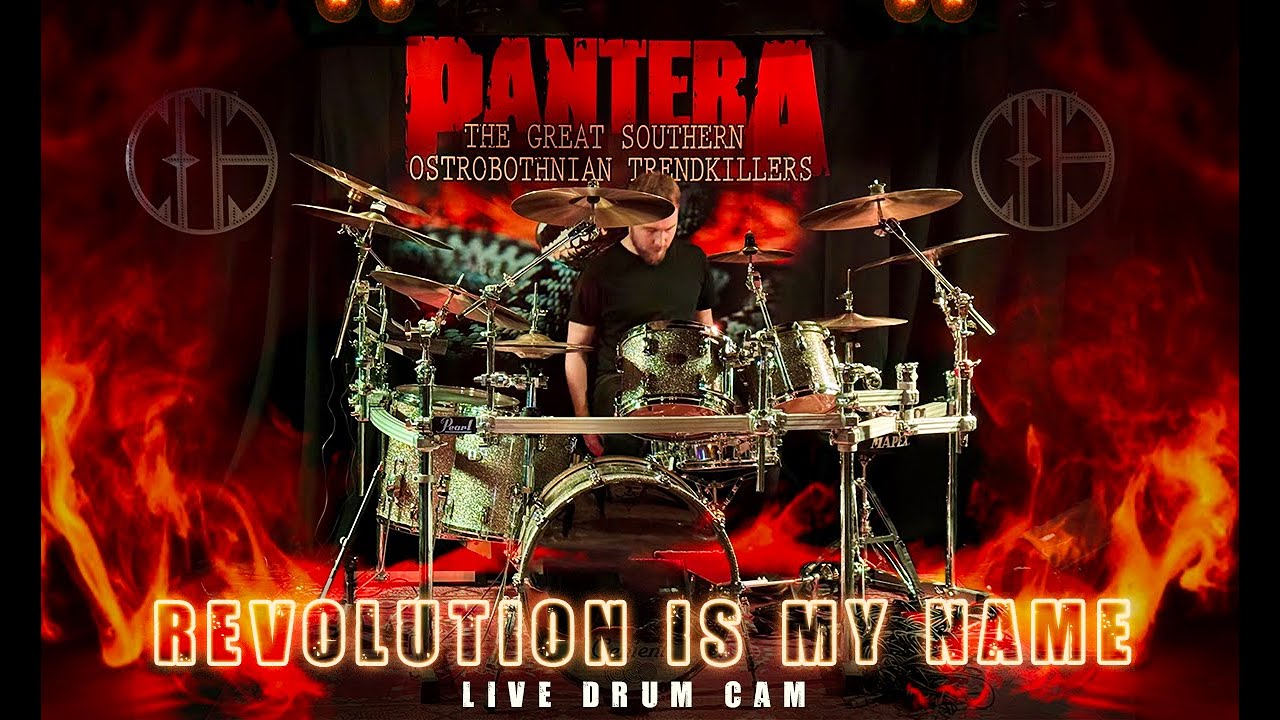 Revolution Is My Name - Drumcam | The Great Southern Ostrobothnian Trendkillers | Pantera Tribute
